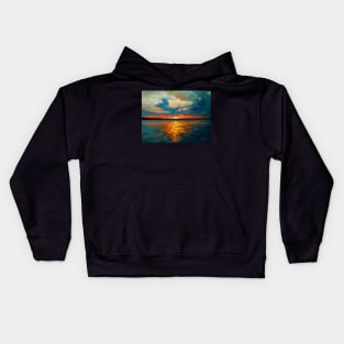 Sunset Impression Kids Hoodie